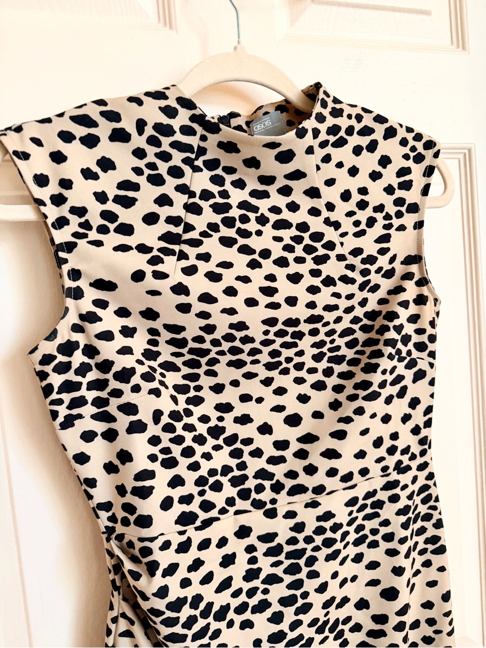 High neck leopard print asos dress - Picture 2 of 4